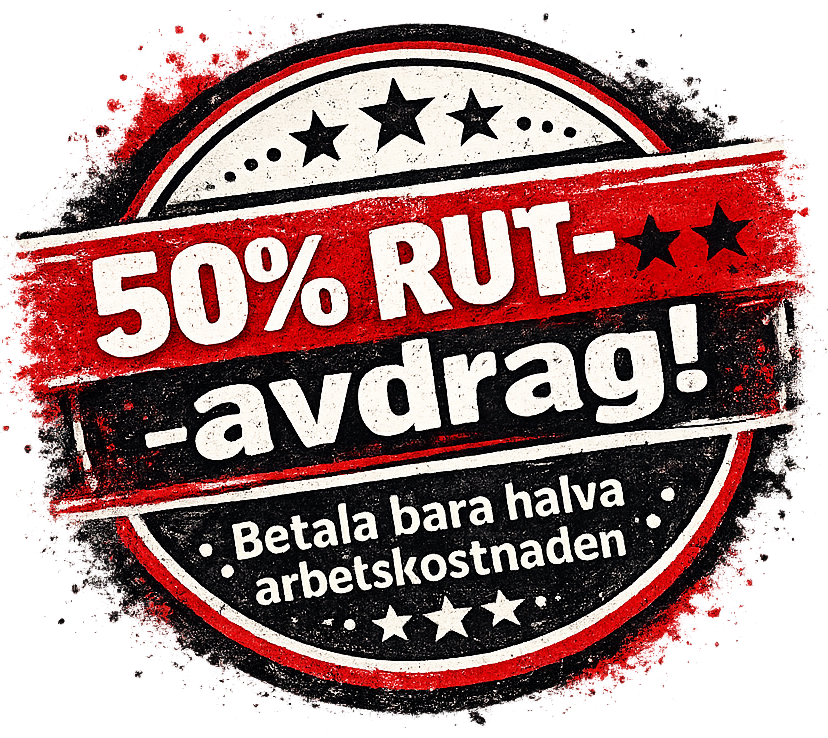 50% RUT-avdrag märke